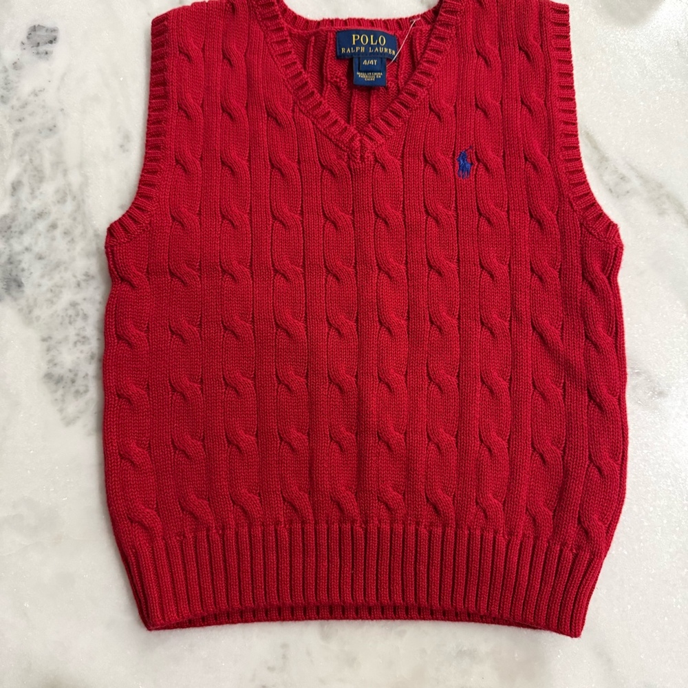 Ralph Lauren boys 4T sweater vest